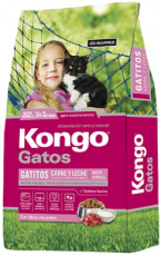 Kongo Gatitos Carne y Leche 1kg